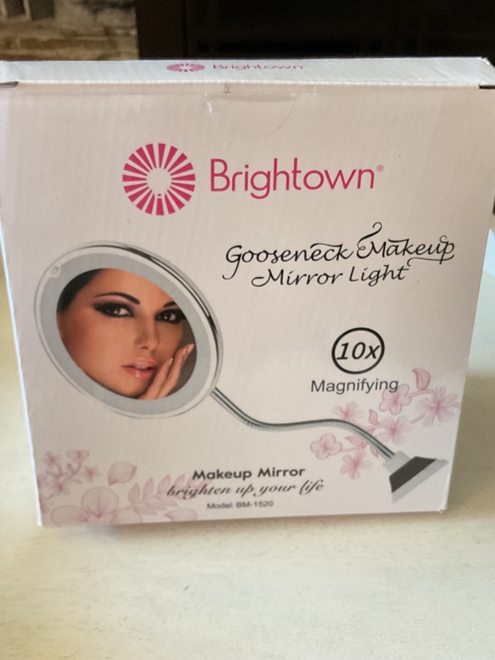 🤩 Brightown Gooseneck Make-Up Mirror Light 10x Magnifying